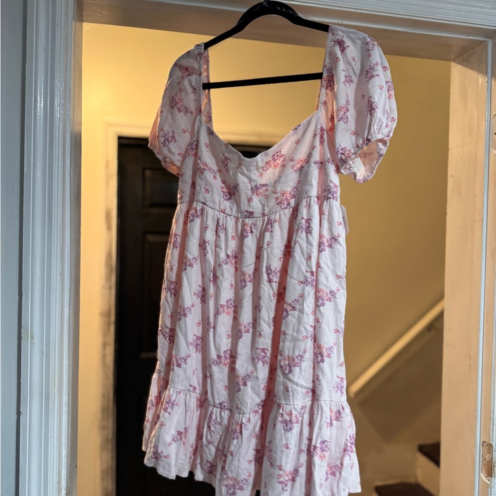 Altar'd State Pink Floral Mini Dress